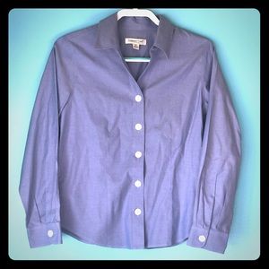 Coldwater Creek blue blouse